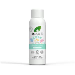 Dr. Organic Baby Massage Oil - Olio da Massaggio Calmante e Nutriente con Calendula Biologica, 150ml