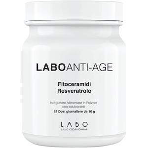 Labo Anti-Age Integratore 240g - Fitoceramidi, Resveratrolo, Coenzima Q10 e Vitamina C per la salute della pelle