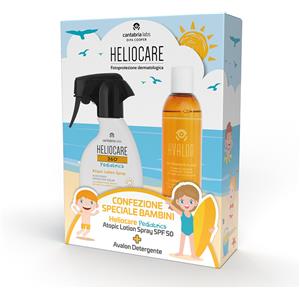 DIFA COOPER Heliocare 360° Pediatrics Atopic Lotion Spray SPF50 Avalon Detergente Fluido 250 ml