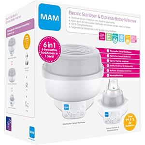MAM Istruzioni in lingua straniera - MAM 72120500 - Sterilizzatore elettrico 6 in 1, grigio, 1 pezzo