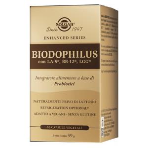 Solgar Biodophilus - Integratore Probiotico 60 Capsule Vegetali con Lactobacillus e Bifidobacterium