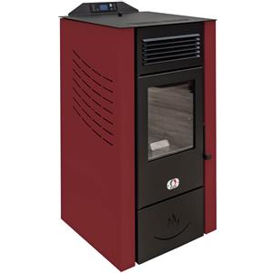 Stufe A Pellet Italia Canada 12 kW Colore: Rosso
