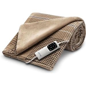 IMETEC Scaldaletto Matrimoniale Plaid Elettrico 180x140 cm - Adapto Elegance 16936