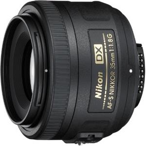 Nikon Obiettivo Nikkor AF-S DX 35 mm f/1.8G, [Nital Card: 4 Anni di Garanzia], Nero