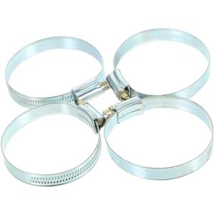 GLEAVI Set Di 4 Fascette Stringitubo Da 2 5'' Di Per Tubi Flessibili Per Estintori Turbo Tubi Per Piscina Auto E