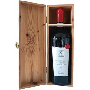 Le Cimate Montefalco Sagrantino DOCG Magnum 1,5l. in Casetta Legno | Vino Rosso Umbria, Montefalco | Bottiglia Astucciata 1500 ml.