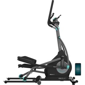 Cecotec Allenatore Ellittico Pieghevole DrumFit Elliptical 8000 Pro, Resistenza Magnetica, Volano 8Kg, Schermo LCD, Supporto Dispositivo, Cardiofrequenzimetro, App, Regolabile, Compatto, Fitness Casa