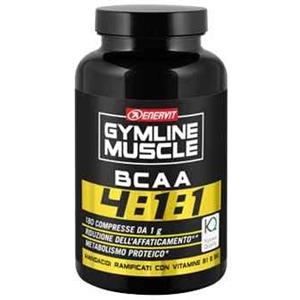 Enervit Gymline Muscle Bcaa 4:1:1 - Integratore per Massa Muscolare e Recupero Sportivo, 180 Compresse