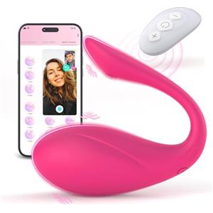 Bsotoza Vibratore con Telecomando Sex Toys, Ovetto Vibrante Telecomando con APP con 10 Modalità di Vibrazione, Vibratore Donna Wireless Vibratori Squirting Punto G per Mutandine Vibranti Toys