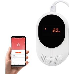 MyVirtuoso Home Rilevatore Wi-Fi di Gas e Monossido di Carbonio, Allarme Sonoro, Monitoraggio App Smart Life, Certificato EN50291 e EN50194 (Gas e Monossido di carbonio (CO))