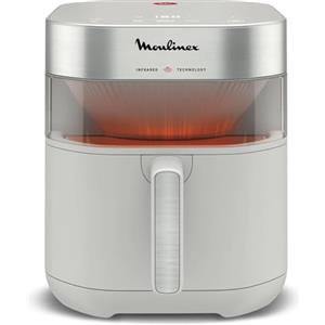 Moulinex Easy Fry Infrared, Friggitrice ad Aria 7L, Tecnologia Infrarossi, Doppia resistenza, Pannello Digitale, Lavabile in Lavastoviglie, Finestra di Osservazione, 8 Modalità, App Ricette,EZ831G