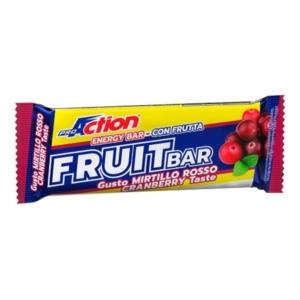 ProAction Barretta Energetica Fruit Bar Mirtillo Rosso 40g