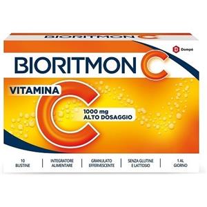 Dompe' Bioritmon C 1000mg Vitamina C - Integratore in Bustine da 10 per il Supporto Immunitario