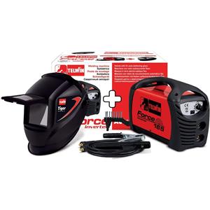 TELWIN Saldatrice inverter force 165 - telwin - 150a 230v c/maschera + accessori