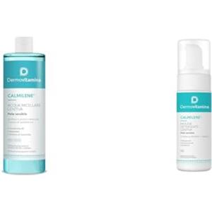 Dermovitamina Acqua Micellare Lenitiva Calmilene, Pelle Sensibile 500ml + Dermovitamina Mousse Detergente Lenitiva Calmilene, Mousse Viso150ml