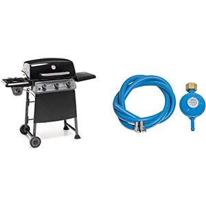 Sochef G32013 DiabloX Barbecue, Metodo di Cottura a Diffusione & Campingaz Kit, Tubo, Fascette per Bombole Attacco Italia Regolatore di Pressione del Gas Accessorio