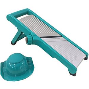 Euronovità Srl Euronovità EN-86856 B Affettaverdure Affettatrice Multiuso Mandolina, Acciaio, , 45x12x10 cm, Colori Assortiti