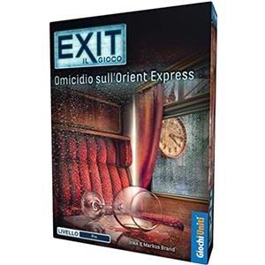 Giochi Uniti - Exit Omicidio sull'Orient Express, Excape Room, 1-4 Giocatori, 12+ Anni, Edizione italiana,GU633