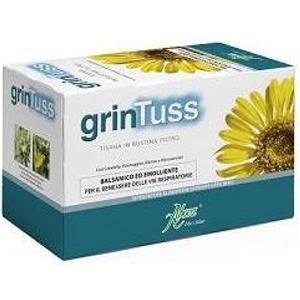 Aboca Grintuss Tisana 20 Filtri - Integratore per il Benessere delle Vie Respiratorie, Azione Balsamica ed Emolliente
