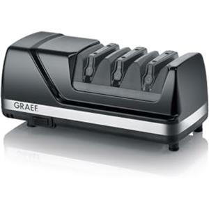 GRAEF. Affilacoltelli CX125 angolo di affilatura 15°, nero