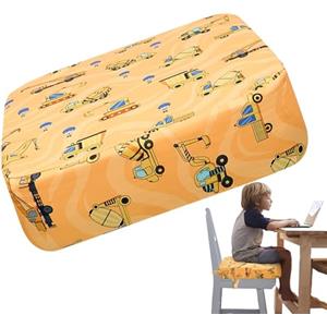 Zuasdvnk Rialzo per sedie da pranzo per bambini, rialzo per sedie da pranzo per bambini, base antiscivolo, seggiolino lavabile con due cinture di sicurezza