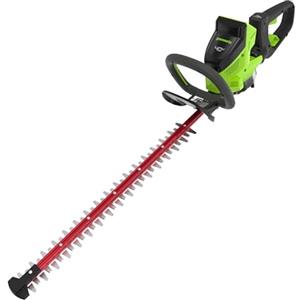 Greenworks Tagliasiepi a Batteria Lama a Doppia Azione da 66 cm, Motore Brushless Taglia Fino a 28 mm di Spessore, 3400 Spm SENZA Batteria da 40 V e Caricabatterie GD40HT66