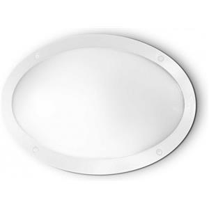Ideal Lux Lampada da Parete Medea 1 Luce Bianco - Resistente e di Design
