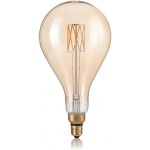 Ideal Lux Lampadina LED Vintage XL E27 8W 640lm 2200K Goccia Ambra