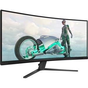 PHILIPS Evnia 34M2C3500L - Monitor gaming curvo WQHD da 32 pollici, 180 Hz, 0,5 ms, FreeSync Premium, HDR10 (3440x1440, 2x HDMI, DisplayPort) grigio scuro