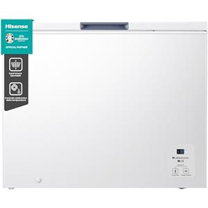 Hisense MCF248E Congelatore orizzontale a pozzetto 248 litri di capacità, Silenzioso 40 dB, Bianco, libera installazione, LxPxA 96,3x 63 x 84,7 cm