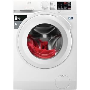 AEG Serie 6000 Lavatrice a Carica Frontale 8 kg, L6FBI6W8 Tecnologia ProSense® & Cesto Gentle Care, Classe A, 847x596x547 mm, Bianco