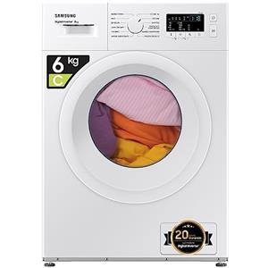 Samsung Lavatrice Slim WW60A3120WE/ET Libera Installazione, 6 Kg, 1200 RPM, Vapore, Carica Frontale, No Wifi, 60l x 85h x 40p cm