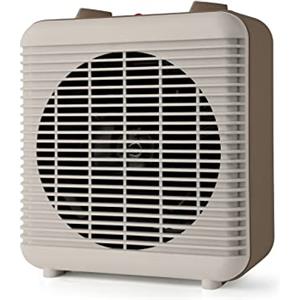 Taurus Tropicano S2001 - Termoventilatore 2000W, Termostato regolabile, 2 potenze di riscaldamento, fino a 20m2, ventilatore, Indicatore luminoso di funzionamento, Compatto, Beige