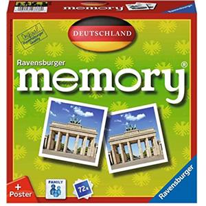 Ravensburger 26630 - Memory, Soggetto: Germania [Lingua Tedesca]