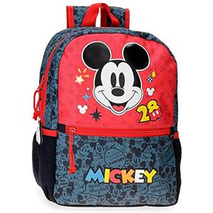 Disney Mickey Get Moving Zaino Scuola Multicolore 25x32x12 cm Poliestere 9,6L, multicolore, Zaino scuola