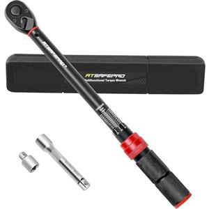 ATsafepro Chiave dinamometrica 1/2'', chiave dinamometrica auto 20-230 Nm con adattatore da 3/8