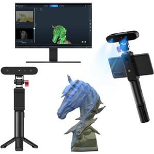 Creality CR Scan Ferret 3D Scanner per stampanti 3D, CR-SScan, Ferret, velocità di scansione 30 FPS, precisione 0,1 mm, doppia modalità a colori, compatibile con Android/Win 10/11 Mac OS