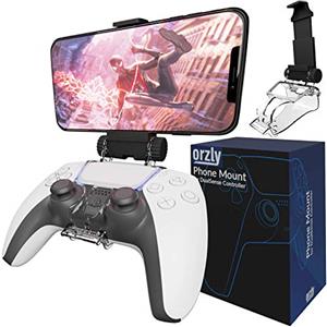 Orzly PS5 Mobile Gaming Clip Accessorio compatibile con il controller della Playstation 5 - Morsetto porta telefono regolabile