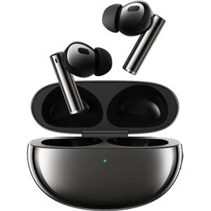 realme Buds Air 5 Pro Cuffie Bluetooth, Boost Dual Drivers, Fino a 40 ore di riproduzione, Cancellazione attiva del rumore fino a 50 dB, Effetto audio spaziale a 360°, Astral Black