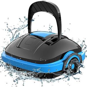 WYBOT Robot Pulitore per Piscina Senza Fili con Doppio Motore, Parcheggio Autonomo, Forte Aspirazione Robot Aspirapolvere per Piscina fino a 50 m²