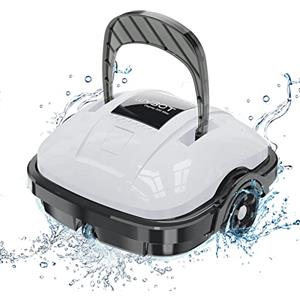 WYBOT Robot per Piscina, Funziona in 100 minuti, Pulitore Automatico, Parcheggio Automatico per Piscina, Forte Potenza di Aspirazione, due Ingressi d'acqua, Fino a 80 ㎡