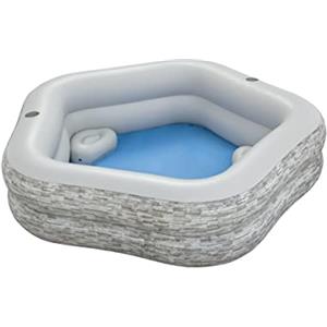 Bestway 54423 Piscina Family TruPrint effetto pietra