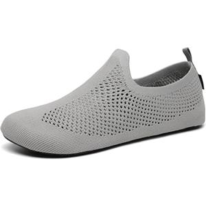 SAGUARO Pantofole Uomo Donna Ciabatte Traspiranti Leggere Pantofola per Casa Comode Antiscivolo, Grigio Fossile 36/37 EU=38/39 CN