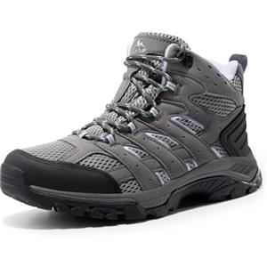 NORTIV 8 NORTIV8 Donna Stivali da Escursionismo Scarpe Outdoor Sportive Mid Trekking Shoe Mountain Trainer Backpacking Scarponi Alpinismo Leggeri,Size 36,Camoscio Grigio Scuro,SNHB2212W