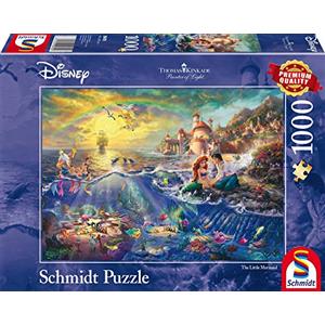 Schmidt , Thomas Kinkade: Disney The Little Mermaid Puzzle - 1000pc, Puzzle, Ages 12+, 1 Players