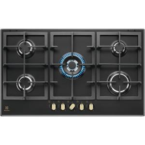 Electrolux KGS9536RN Piano Cottura Gas 5 Fornelli 88 cm Nero