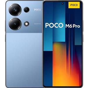 Xiaomi POCO M6 Pro - Smartphone 8+256GB, Schermo Amoled 6.67 120HZ 1.5K, Helio G99-Ultra, Tripla fotocamera fino a 64 MP, 67W Carica Superveloce , Blu (Versione IT)