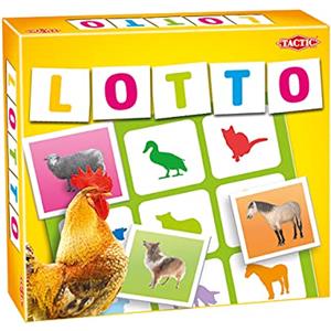 Farm Animals Lotto Game Tactic - Tombola degli Animali, Gioco in Scatola