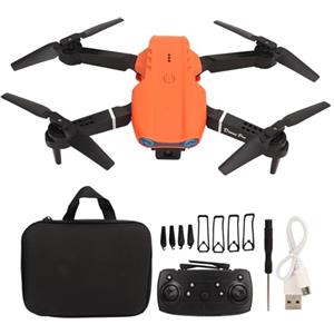 BuyWeek Drone RC, Drone Telecomandato E99 con Doppia Fotocamera 4K HD, Drone Aereo WiFi Intelligente Per Evitare Gli Ostacoli