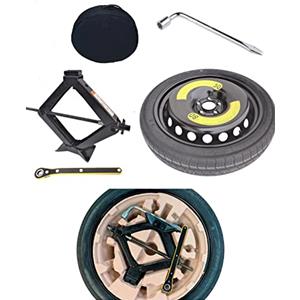 D'ANGELO 1988 KIT RUOTINO DI SCORTA 17 COMPATIBILE CON SUZUKI VITARA, S-CROSS, SX4 CROSS, KIZASHI CON CRIC, CHIAVE, SACCA E ORGANIZER